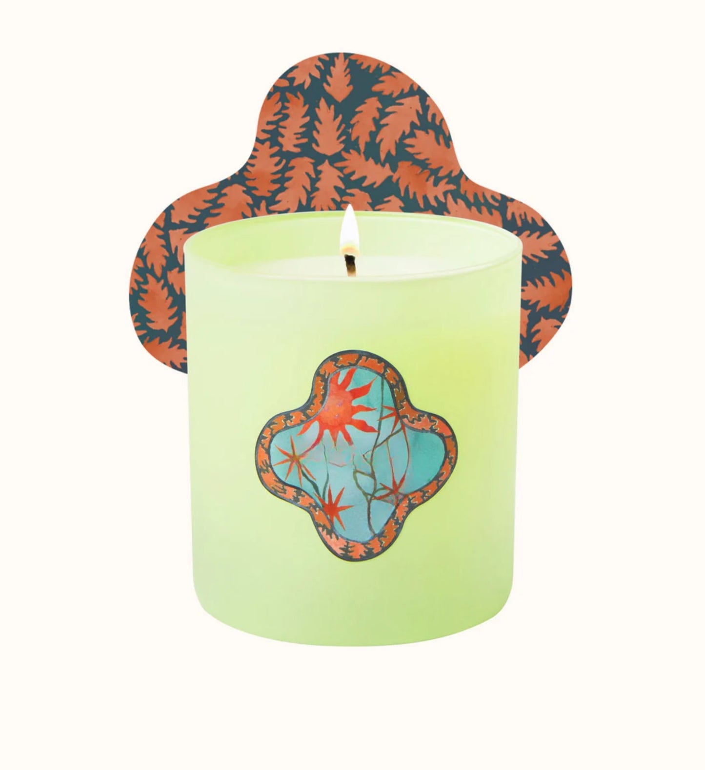 Glowza Warm Persimmon Coconut and Soy Wax Scented Candle 7.5oz