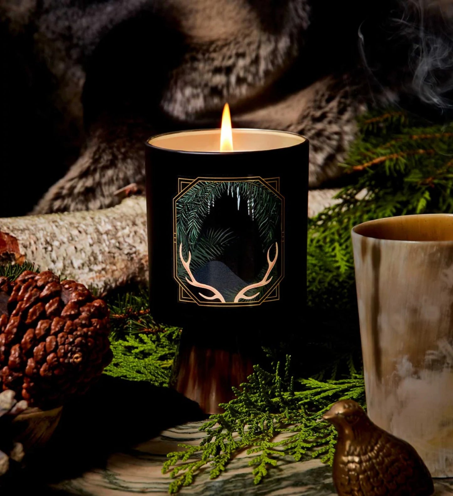 Glowza Balsam Fir Coconut and Soy Wax Scented Candle 7.5oz