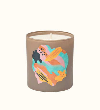 Glowza Toasted Walnut Coconut and Soy Wax Scented Candle 7.5oz