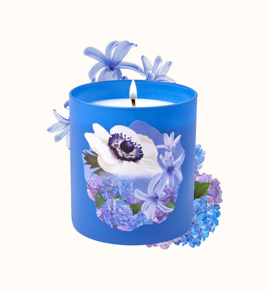 Glowza Water Lily Coconut and Soy Wax Scented Candle 7.5oz