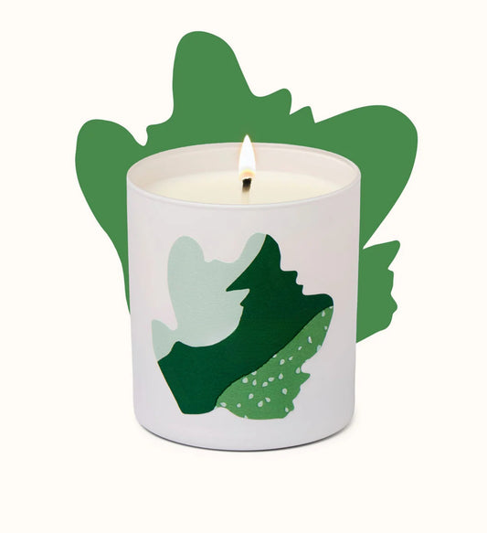 Glowza California Fig Coconut and Soy Wax Scented Candle 7.5oz