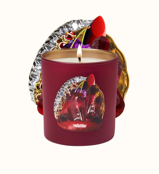 Glowza Dark Sweet Coconut and Soy Wax Scented Candle 7.5oz