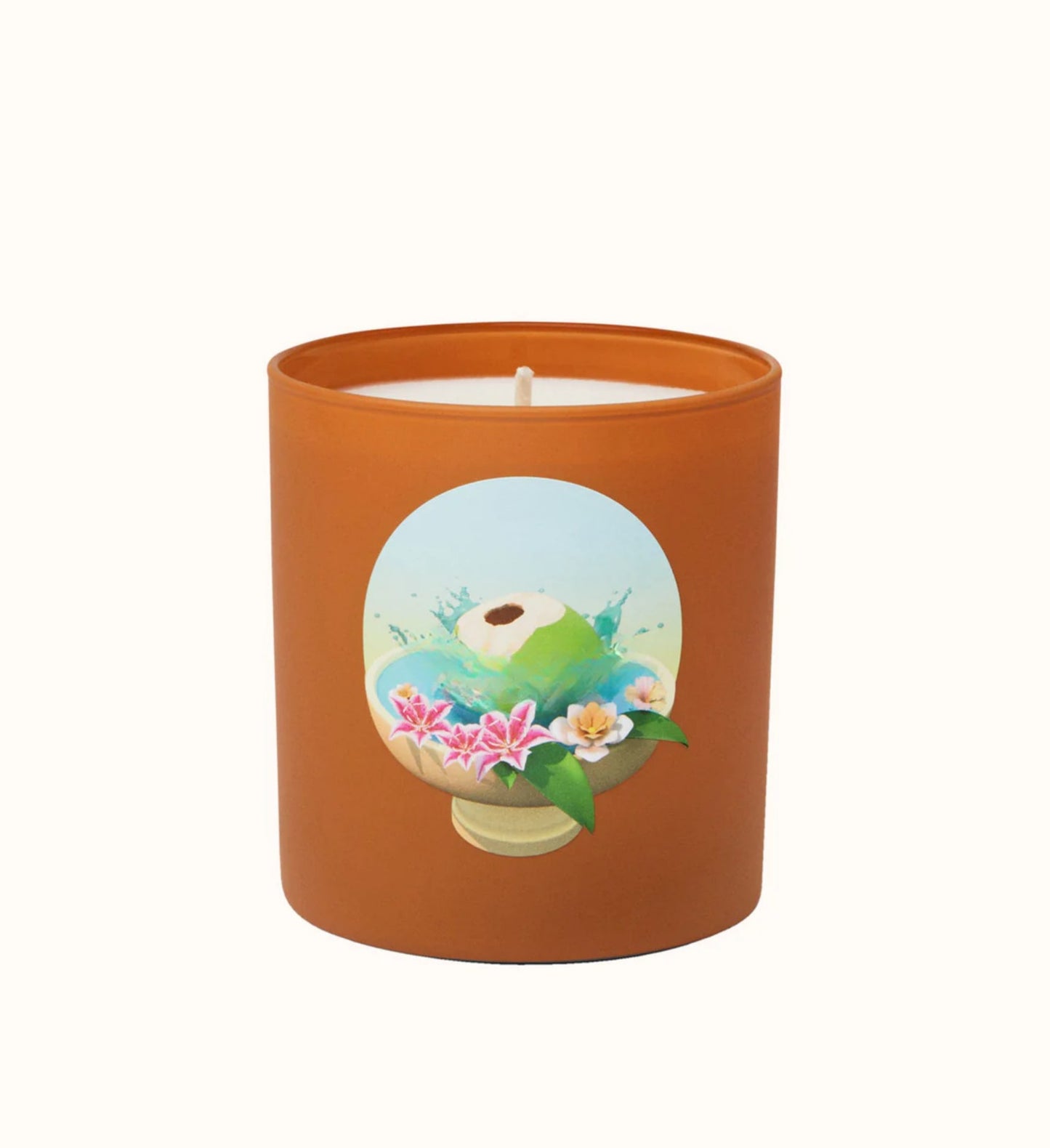 Glowza Island Floral Coconut and Soy Wax Scented Candle 7.5oz