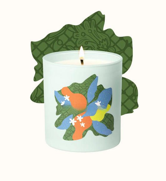 Glowza Apple Blossom Coconut and Soy Wax Scented Candle 7.5oz